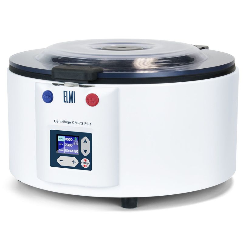 ELMI CM-7S PLUS Benchtop Swing-Out Centrifuge, 3500 RPM. Stainless Steel (CM-6MT-8)