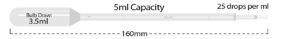 5ml Large Bulb Graduated to 1ml, Bulk, 250/pk (MTCP4113-00) (P4113-00)