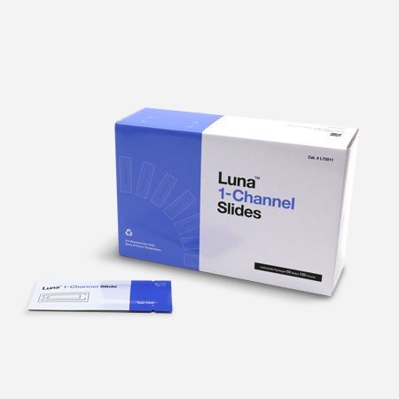 LUNA™ 1-Channel Slides, 500 Slides, 10 Box (L72012) Cell Biology Logos Biosystems LGBD10056