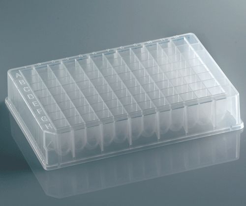 DBio 96 well 1.2 ml LP Storage Plate, PP, Square Wells, U-Bottom, 50 Plates