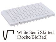 0.1ml Low Profile qPCR 96 well White Plate (semi skirted)