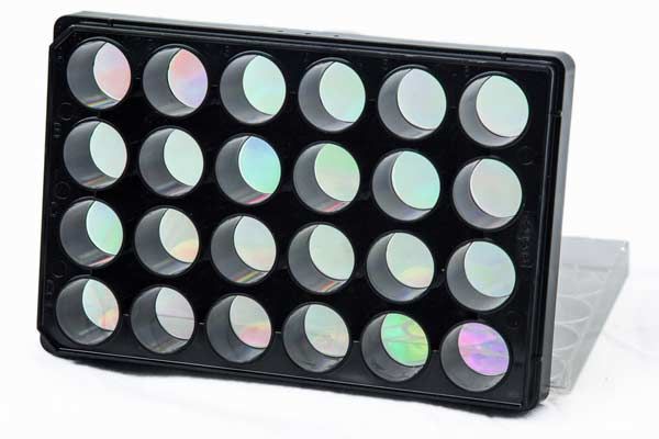 NanoSurface ANFS 24 Well Cell Culture Plate, ANFS nano surface, sterile, 1, 5 or 10 plates/pack