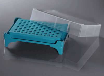 Nest PCR Tube Rack,96 well (8*12), one cap for 5 pcs, 25/cs, (407101)