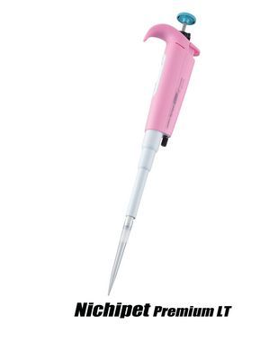 Nichipet Premium LT Adjustable Single Channel Pipette, Autoclavable, 2-20ul