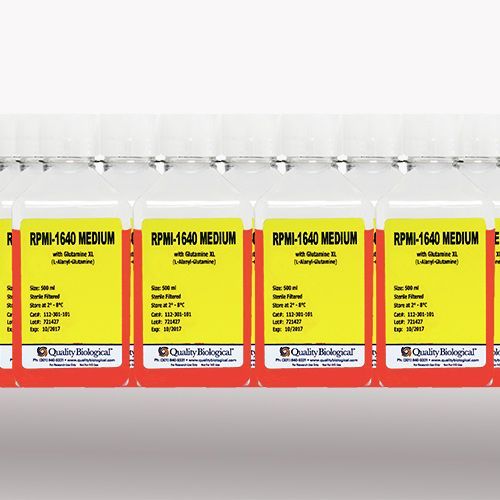RPMI w/ Glutamine XL, 500ml, 10/CS (112-301-101CS)