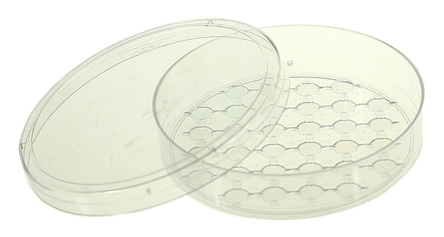 100mm Coverslip Preparation Dishes, Individually packed with a tweezer and a user guide, 40/cs