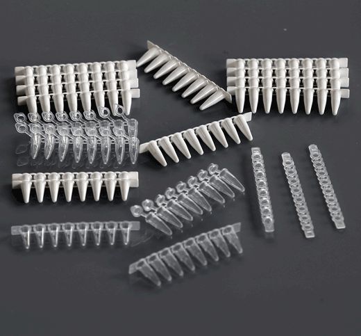 0.2ml PCR Tubes, Flat Caps, Clear, 10000/cs, (401001) 0.2ml PCR Tubes, Flat Caps, Clear, 10000/cs, (401001)