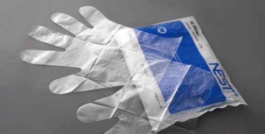 PE gloves,medium, (90121-M-T)