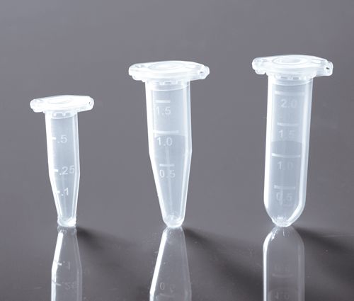 0.6ml Microcentrifuge Tube, Clear, Sterile, Conical, Lock Cap, 50/bag, 7500/cs, (605601) (NSTF40082CS)