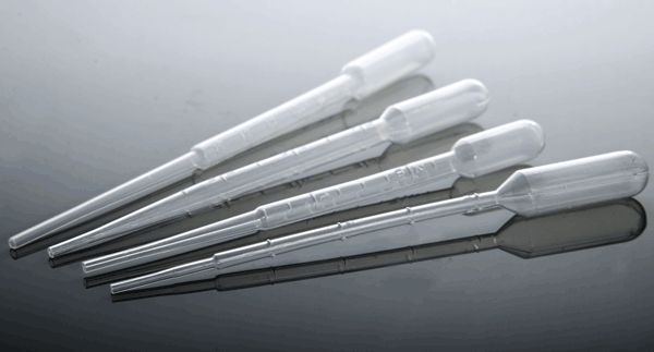 3ml Pasteur Pipette, Extra-long, Individually Wrapped, sterile 200/pk (318314) (NSTF40090PK)
