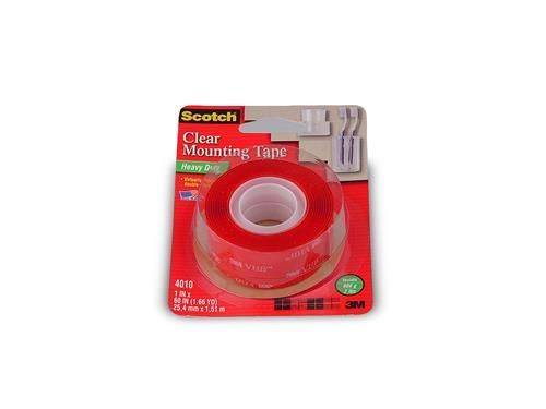 Double Sided Adh. Tape Roll, 60' x 1", (SI-1616)
