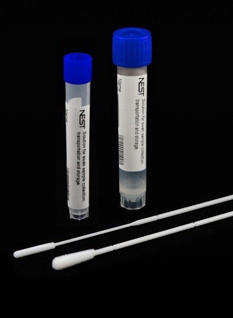 Disposable Sampler, 10 mL Vial with 3 mL UTM Medium with Individually Wrapped and Sterile Oropharyngeal Swabs, 1/PK, 100/CS