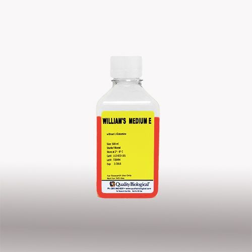 Williams Med E w/o Glut,500ml, (112-033-101)