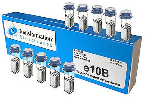 TFB Electro 10B™ High Efficiency Competent Cells in Cuvettes (10 x 0.02 ml) (73602)