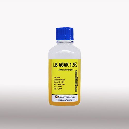 LB Agar 1.5% 500ML, (340-025-501)