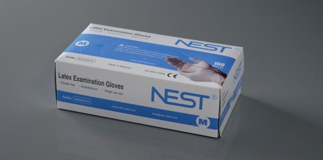 Latex examination gloves, powder free, extra large, white, 1000/cs, (90506-XL-W)