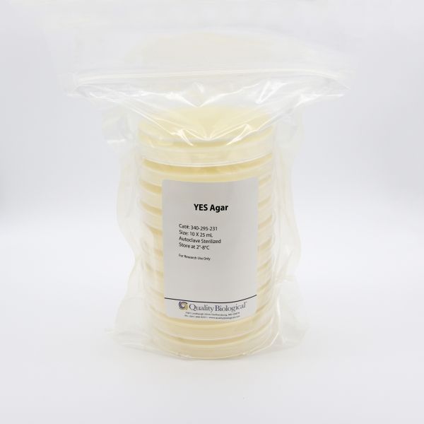 YES Agar Plates CS100X25ml, (340-295-231)