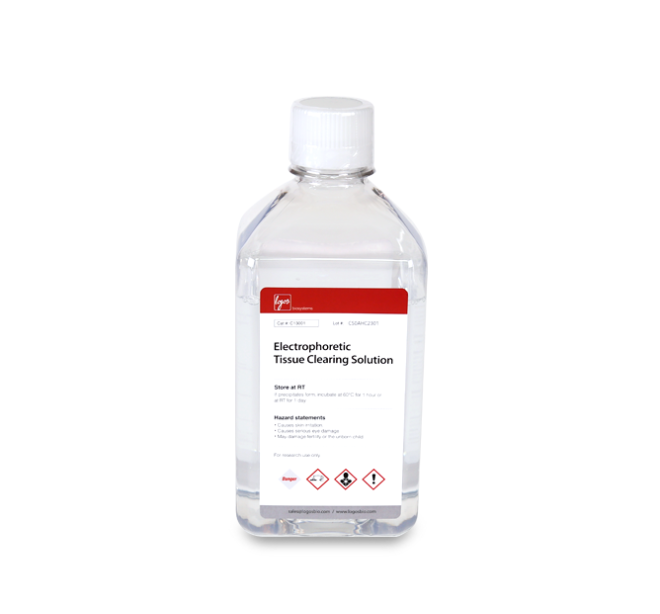 Electrophoretic Tissue Clearing Solution (1L per bottle) for X-CLARITY system, (C13001), Case of 12 bottles (LGBED0003)