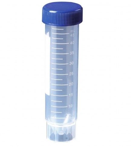 50mL self-standing centrifuge tubes, PP, 25 per sterile bag, 500/PK (C2605) (MTCC2605)