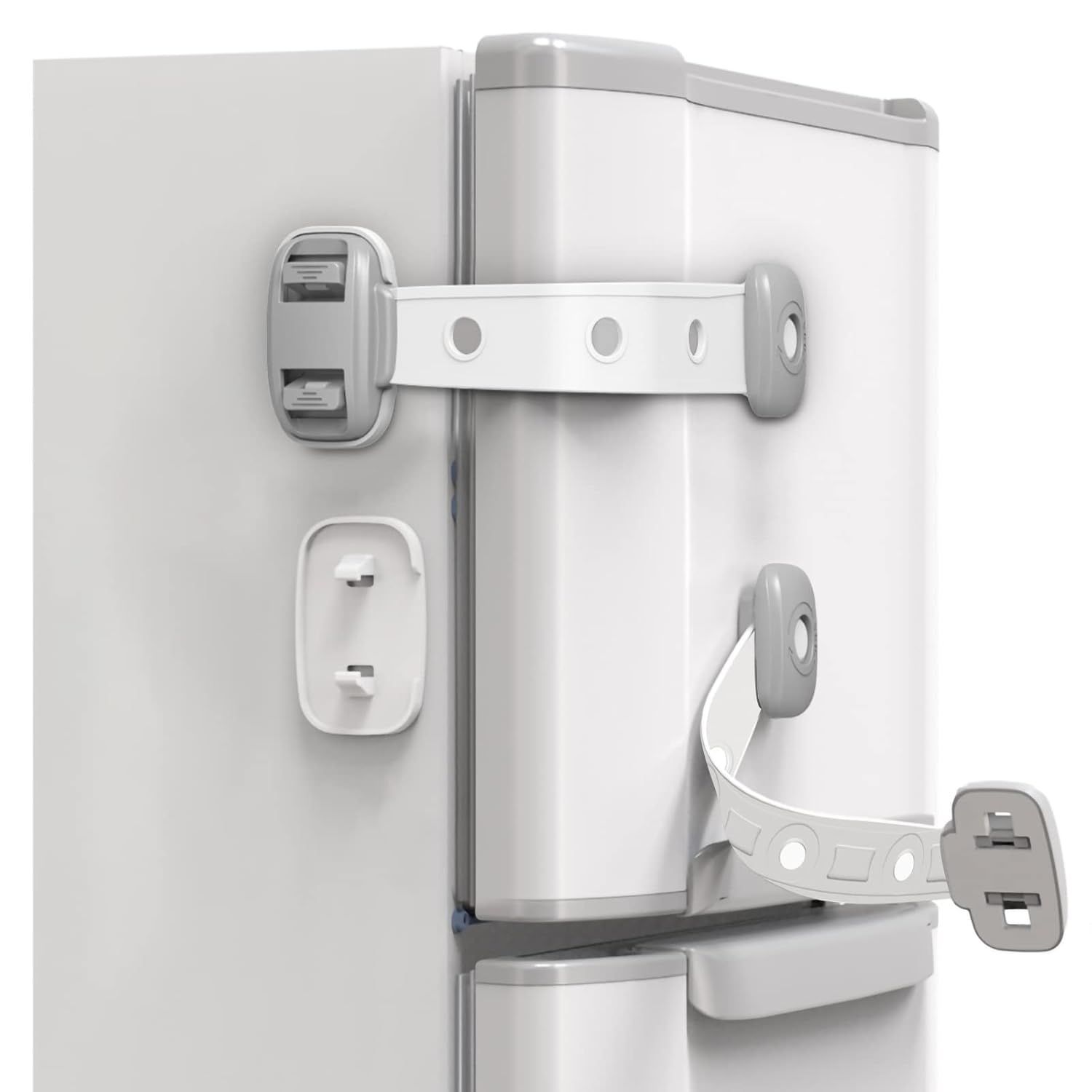 Freezer Door Lock with Strong 3M Adhesive, 2/Pack
