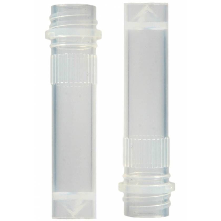 2.0mL Screw Cap Tubes, without cap, without graduations, non-sterile, 1000 tubes per bag, MTC3172