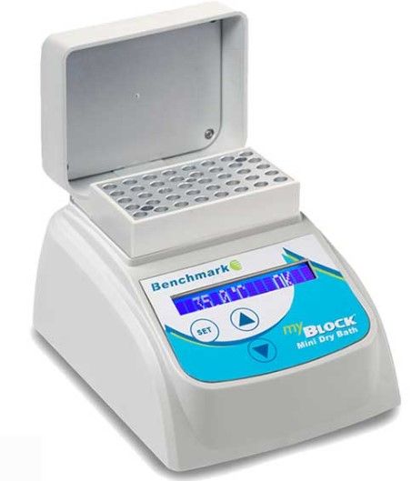 BSH200-HL-E, MyBlock™ HL Mini Dry Bath with Heated Lid, 100-240V (European 2 prong plug), BMKE20045