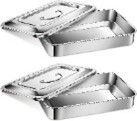 Sterilization Tray, Stainless Steel, 9x6”, 2/Pack, ST201SS96