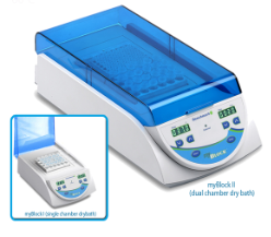BSH5002-2B, myBlock ll™- digital dry bath with 2 Quick-Flip blocks (BSWCMB) for tubes (0.2 to 2.0ml, PCR strips and PCR plates, 115V, BMKE20051 BSH5002-2B, myBlock ll™- digital dry bath with 2 Quick-Flip blocks (BSWCMB) for tubes (0.2 to 2.0ml, PCR strips and PCR plates, 115V, BMKE20051