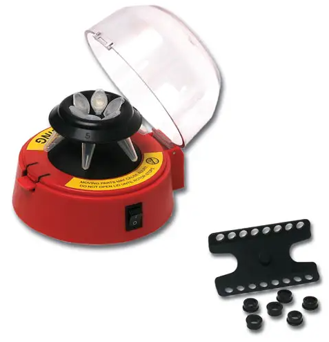 BSC1006-R-E, Red mini-centrifuge with 2 rotors, 230V, BMKE30069