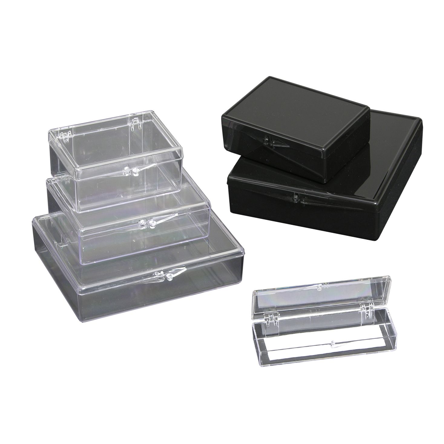 Western Blotting Boxes, 3 1⁄2 × 2 9⁄16 × 2in. (8.9 × 6.5 × 2.5cm), Clear, 5/PK, MTWB10010 (B1200-7)