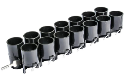 ELMI IMIX-07 11mm test tube rack - for RM-2L Intelli Mixer, IMIX-07, ELME10034