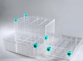 10 Layers, Standard, Appro. Cell Growth Area 6416cm², Surface Treated, Vent Cap, Sterilized, 1pkg, 2/case, UCF011010