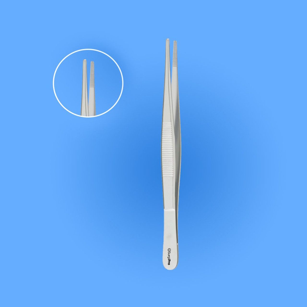 Forceps with Serrated Tips, 5”L, German Stainless Steel, Each , SDF05S