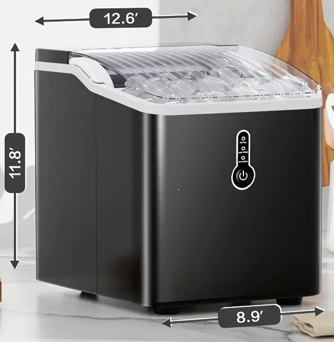Countertop Ice Machine, Compact Size, making 28 LB ice per 24 Hours, TM2824