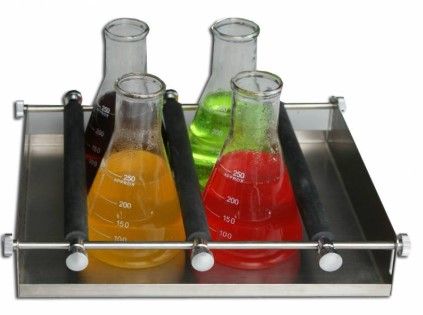 BT300-RB, Roller Platform, adjustable for uncommon vessels on Orbi-Shaker