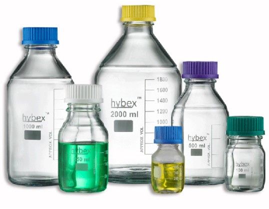 B3000-SP*, hybex™ Media storage bottle, STARTER PACK (GL45) blue cap(Includes 2x100ml, 3x250ml, 3x500ml and 2x1000ml)