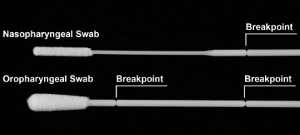 Nasopharyngeal Specimen Collection Swab, individually wrapped, Sterile, 100/pk, 5000/cs (INPE10021), 202004