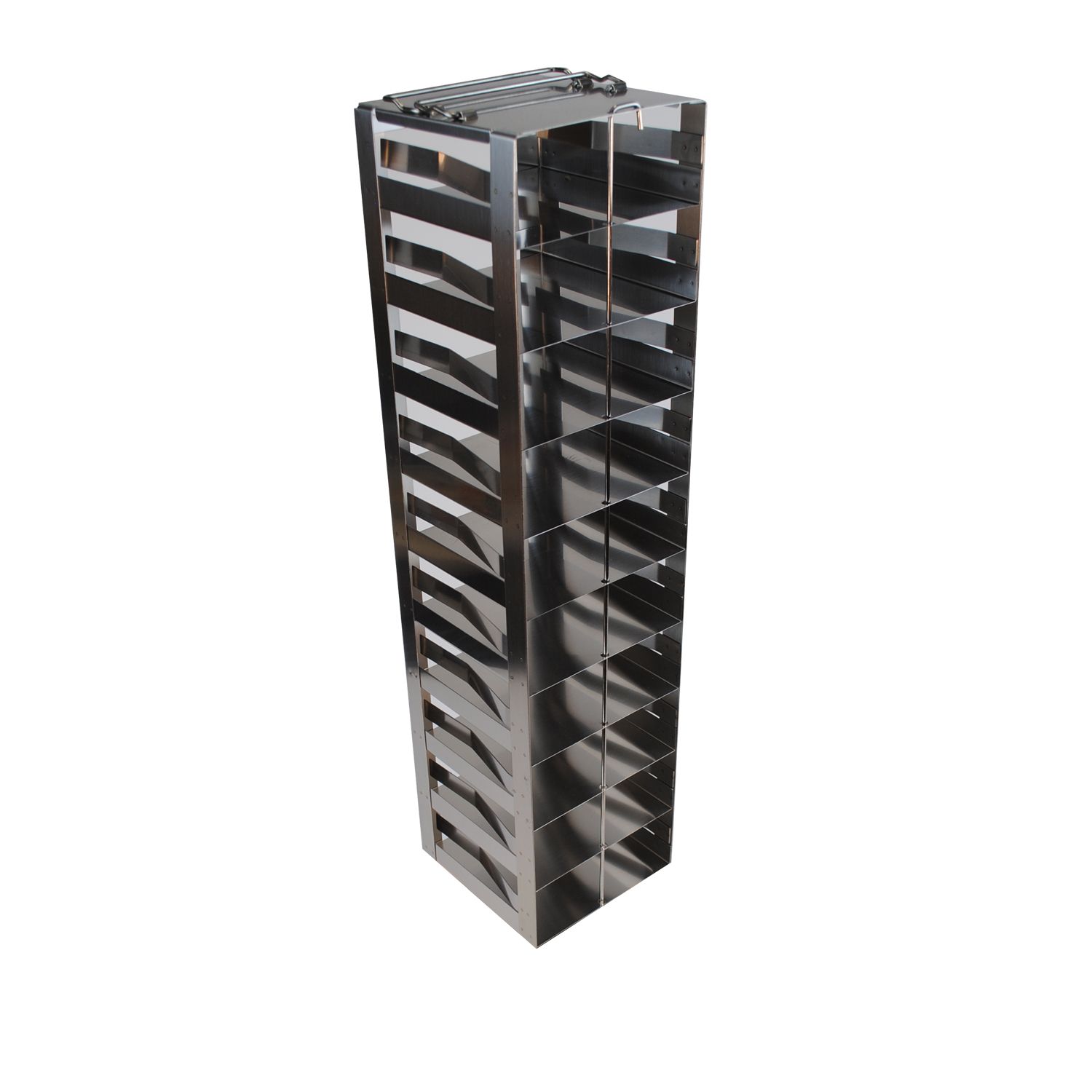 Stainless Steel Freezer Rack, Vertical, 10-Layer for 2