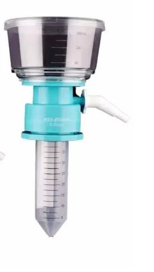 50ml Tube Filter System, PES, 0.22um, Individually Wrapped, Sterile, 12/Case, JTFCF010004