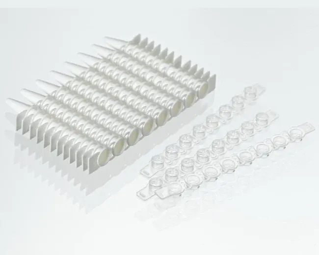 8-Strip White PCR tubes with Optical Clear Flat 8-Strip Caps for Real Time PCR (qPCR), compatible with Roche LightCycler 480 II 96-Well, comparable to Roche 06612601001, 125/Pack, RPT8100PK 8-Strip White PCR tubes with Optical Clear Flat 8-Strip Caps for Real Time PCR (qPCR), compatible with Roche LightCycler 480 II 96-Well, comparable to Roche 06612601001, 125/Pack, RPT8100PK