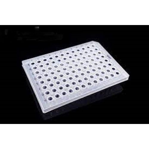0.2ml 96 Well PCR Plate, Semi Skirt, Clear, 25/pk (402301)