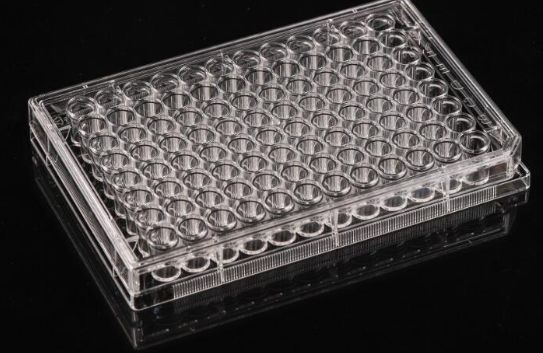 96 Well Cell Culture Plate, flat, TC, sterile, Bulk, 10/pk, 100/cs, 701002