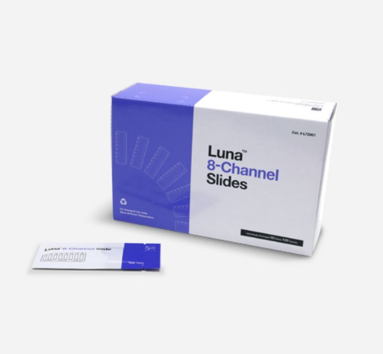 8-Channel Slides, 50 Slides/Box, Cell Biology, LGBD10052