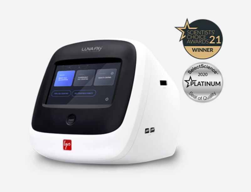 LUNA-FX7™ Automated Cell Counter, Bioprocess Package (L70002) Logos Biosystems LGBD10051