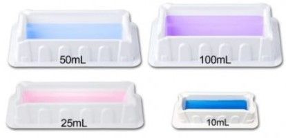 ASPIR-8™ 25ml reservoir, White Polystyrene (PS), Sterile, Individually Wrapped, 100/PK, (DBJ-P7025-1S) (P7025-1S)