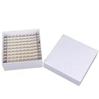 Cryo storage box, 100 place (10 x 10), polycarbonate, with hinged lid, 5/PK, (R2200) MTCR2200 Cryo storage box, 100 place (10 x 10), polycarbonate, with hinged lid, 5/PK, (R2200) MTCR2200