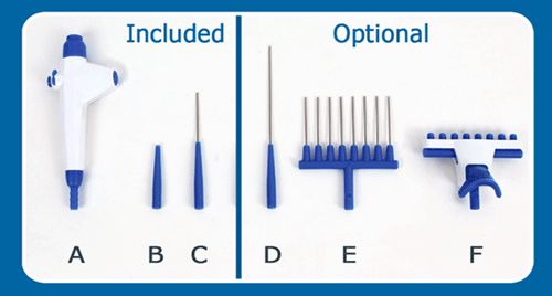 Aspire™ Laboratory Aspirator Accessory, Option quick disconnect kit, includes 2 male/female attachments & silicone tubing, (V0020-QD), BMKEC0017