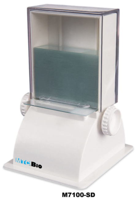 Microscope slide dispenser for box of 72 standard 25 x 75mm slides, Each (M7100-5D) (MTCM7100SD) Microscope slide dispenser for box of 72 standard 25 x 75mm slides, Each (M7100-5D) (MTCM7100SD)