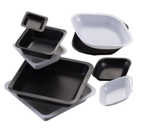 DBJ-B6503B,Weigh Boat, black, 100ml, 100 x 125mm, diamond shaped,250/PACK,(B6503B)