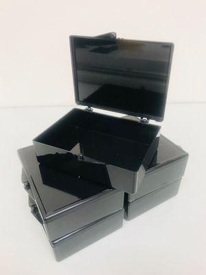 Western Blotting Boxes, 4 5/8 x 3 1/2 x 1 1/8in. (11.7 x 8.9 x 2.8cm), Opaque Black, 5/pk, MTWB10006BK, B1200-13